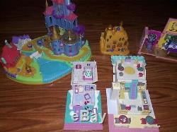 Polly Pocket Vintage Sets BlueBird 1990s Disney, Beauty and the Beast, Aladdin