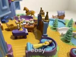 Polly pocket Beauty and the Beast Disney's Belle Magical Castle complete Vint