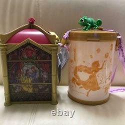 Popcorn Bucket Beauty and the Beast & Rapunzel set Tokyo Disney Resort Limited