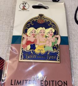 Preorder-Disney DEC 30th Anniversary Beauty and the Beast Bimbettes Pin