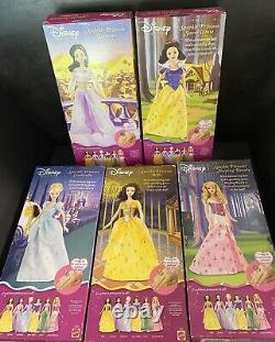 Princess Lot Beauty and the Beast Belle Cinderella Aurora Jasmine Snow White