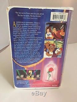RARE! Beauty and The Beast 1992 VHS Walt Disney Classic Black Diamond