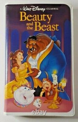 RARE Black Diamond Classic Walt Disney Beauty And The Beast-VHS Tape, Clamshell