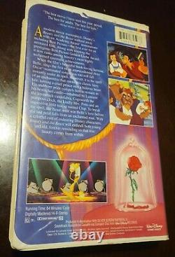 RARE Black Diamond Classic Walt Disney's Beauty And The Beast VHS