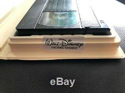 RARE Black Diamond Walt Disney's Beauty And The Beast VHS Tape 1992
