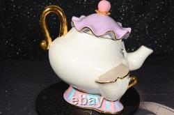 RARE Disney Auctions Beauty & the Beast Mrs. Potts & Chip Cookie Jar 1 Of 350
