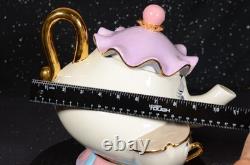 RARE Disney Auctions Beauty & the Beast Mrs. Potts & Chip Cookie Jar 1 Of 350