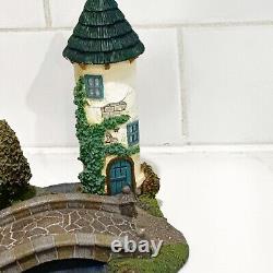 RARE Disney Beauty And The Beast French Village Bridge And Tower HTF
