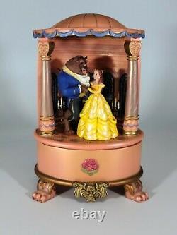 RARE Disney Beauty And The Beast Light-Up Diorama Belle Trinket Box