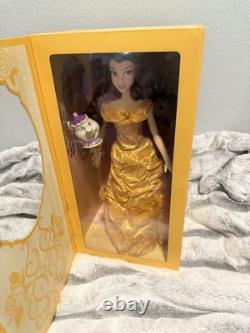 RARE Disney Beauty & The Beast 16 Princess Belle Deluxe Doll with Mrs Potts