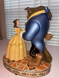 RARE Disney Beauty & The Beast Belle & Beast Dancing Collectible Figurine