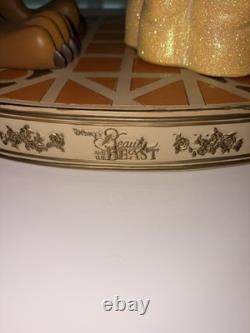 RARE Disney Beauty & The Beast Belle & Beast Dancing Collectible Figurine