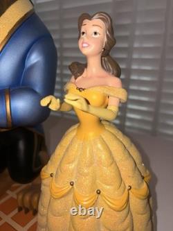 RARE Disney Beauty & The Beast Belle & Beast Dancing Collectible Figurine
