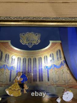 RARE Disney Beauty and the Beast LE 25 Years Pin Set Ballroom Frame 300 CoA