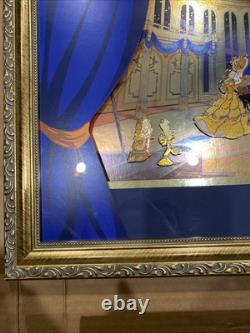 RARE Disney Beauty and the Beast LE 25 Years Pin Set Ballroom Frame 300 CoA