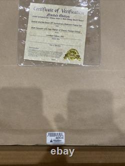 RARE Disney Beauty and the Beast LE 25 Years Pin Set Ballroom Frame 300 CoA