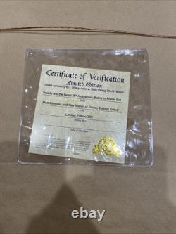 RARE Disney Beauty and the Beast LE 25 Years Pin Set Ballroom Frame 300 CoA