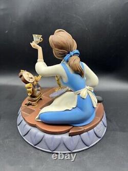 RARE Disney Belle-Beauty & The Beast 10th Year Markrita Figurine 8in × 8in withPin