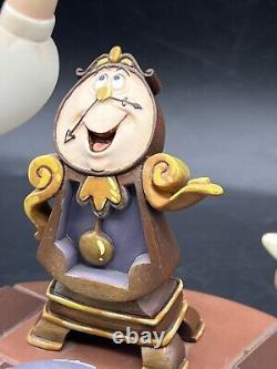 RARE Disney Belle-Beauty & The Beast 10th Year Markrita Figurine 8in × 8in withPin