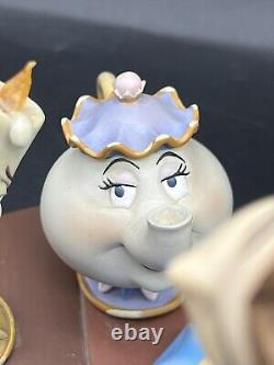 RARE Disney Belle-Beauty & The Beast 10th Year Markrita Figurine 8in × 8in withPin
