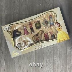 RARE Disney Store Beauty & the Beast Deluxe Ornament Set LE1200 Great Condition