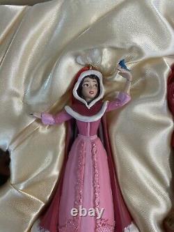 RARE Disney Store Beauty & the Beast Deluxe Ornament Set LE1200 Great Condition