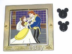 RARE LE 100 Disney Auction Pin Beauty Beast Belle Bride Mirror Original Dress