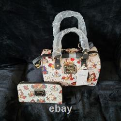 RARE Loungefly Disney Beauty Beast Tattoo Purse Bag Crossbody HEART LOGO NWT