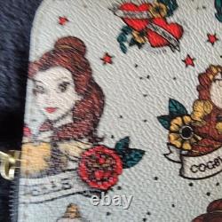 RARE Loungefly Disney Beauty Beast Tattoo Purse Bag Crossbody HEART LOGO NWT