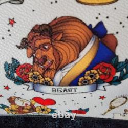 RARE Loungefly Disney Beauty Beast Tattoo Purse Bag Crossbody HEART LOGO NWT