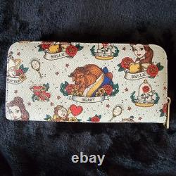 RARE Loungefly Disney Beauty Beast Tattoo Purse Bag Crossbody HEART LOGO NWT