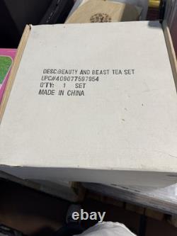 RARE Ltd Beauty And The Beast 10th Anniversary 5 Piece Tea Set BOXED NEW