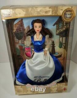 RARE NEW 2002 Disney BEAUTY & The BEAST 10th Anniversary BELLE Mattel #56011