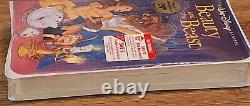 RARE Sealed Walt Disney's Beauty and The Beast VHS 1992 Black Diamond Never Open