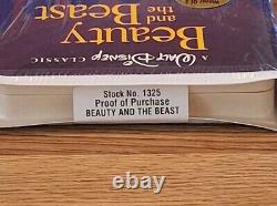 RARE Sealed Walt Disney's Beauty and The Beast VHS 1992 Black Diamond Never Open
