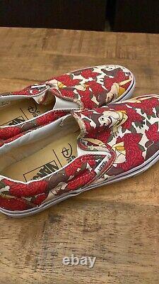 RARE Vans x Disney Belle Slip On Beauty and The Beast Women 8.5