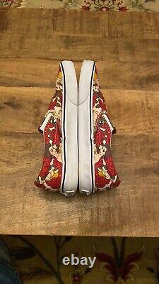 RARE Vans x Disney Belle Slip On Beauty and The Beast Women 8.5