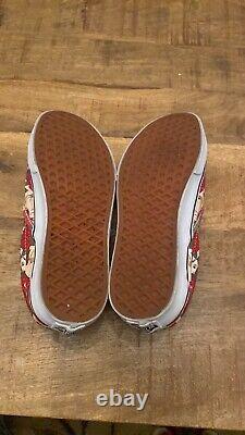 RARE Vans x Disney Belle Slip On Beauty and The Beast Women 8.5