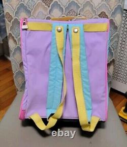 RARE! Vintage Disneys Beauty And The Beast Wiz Too Locker Bag Backpack 1990s