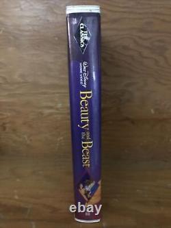 RARE Walt Disney's Beauty and The Beast VHS 1992 Black Diamond Christmas Lead 92