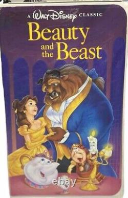 RARE Walt Disney's Beauty and The Beast VHS 1992 Black Diamond Classic