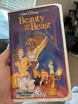 RARE Walt Disney's Beauty and The Beast VHS 1992 Black Diamond Classic