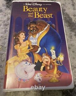 RARE Walt Disney's Beauty and The Beast VHS 1992 Black Diamond Classic