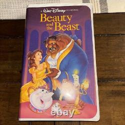 RARE Walt Disney's Beauty and The Beast VHS 1992 Black Diamond Classic