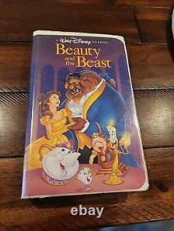 RARE Walt Disney's Beauty and The Beast VHS 1992 Black Diamond Classic