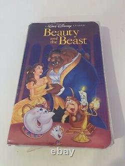 RARE Walt Disney's Beauty and The Beast VHS 1992 Black Diamond Classic