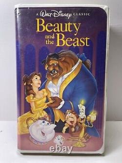 RARE Walt Disney's Beauty and The Beast VHS 1992 Black Diamond Classic