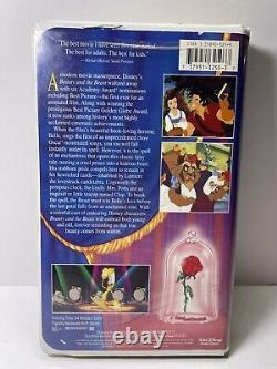 RARE Walt Disney's Beauty and The Beast VHS 1992 Black Diamond Classic
