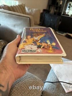 RARE Walt Disney's Beauty and The Beast VHS 1992 Black Diamond Classic