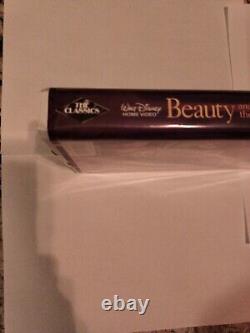 RARE Walt Disney's Beauty and The Beast VHS 1992 Black Diamond Classic